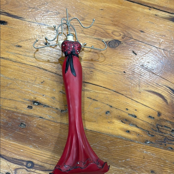 Other - Red and Black red dress vintage Jewelry holder